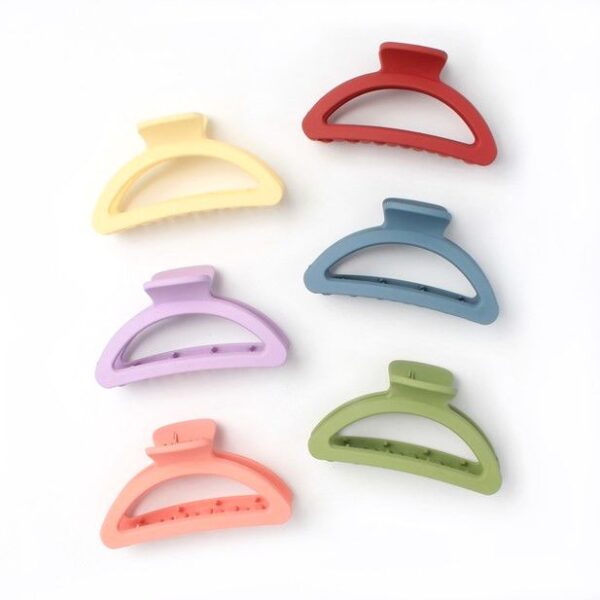 Arch Shaped Acrylic Hair Clamps