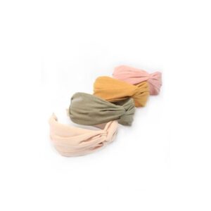 Wide Linen Twisted Hairbands