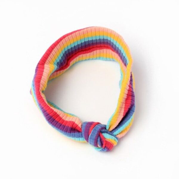 Kids Rainbow Knotted Headband