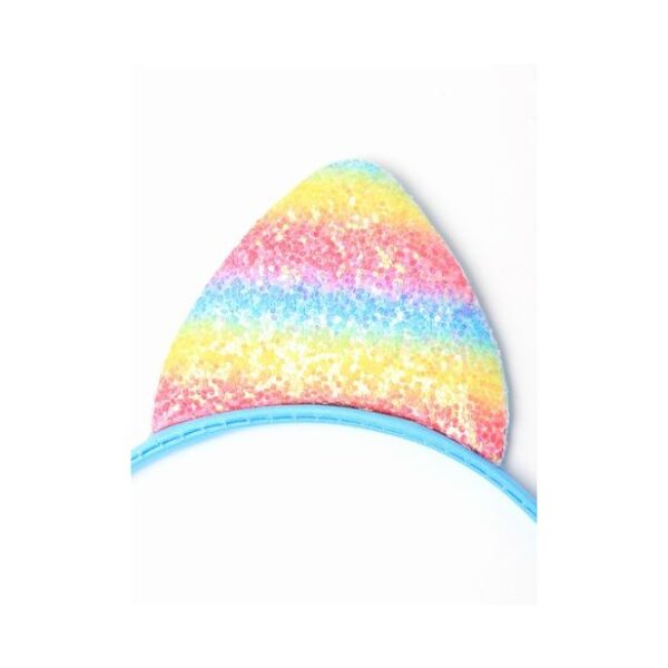 Sparkly Rainbow Cat Ear Hairbands