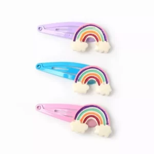 Rainbow Snap Clips - Pack of 2