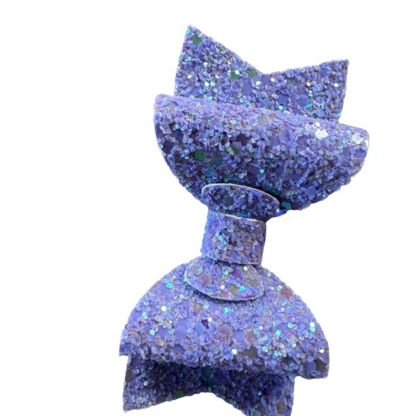 Mila Chunky Glitter Bow - Available in 6 Colours