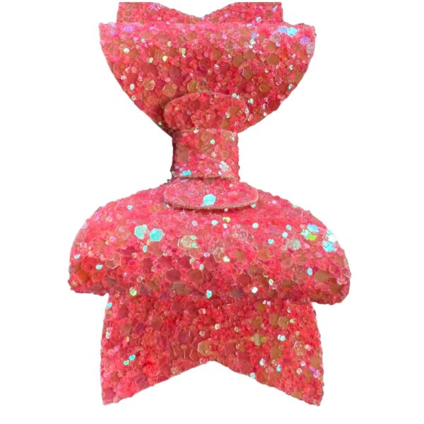 Mila Chunky Glitter Bow - Available in 6 Colours