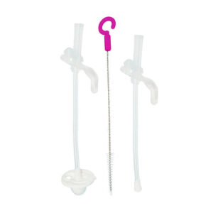B Box Sippy Cup Replacement Straw and Cleaning Brush Set