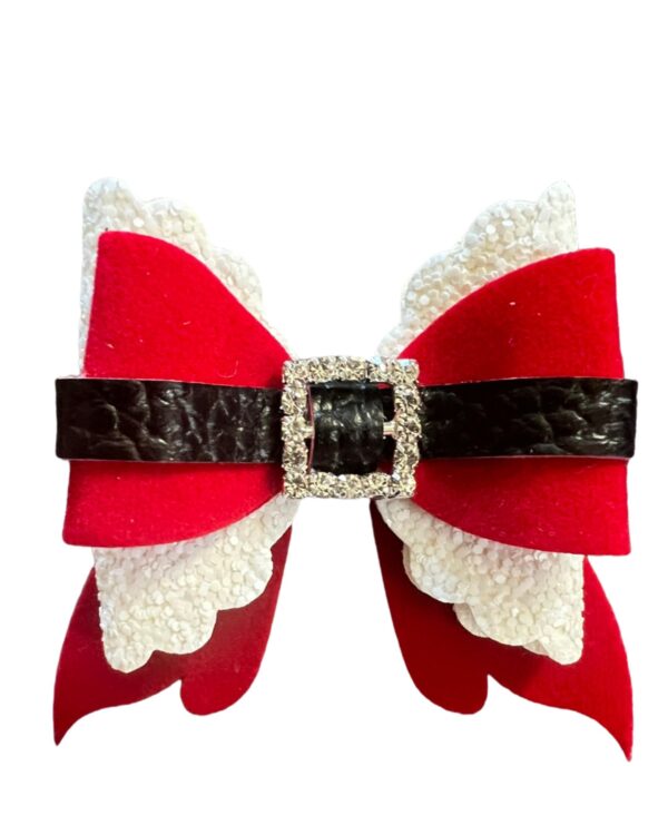 Mrs Claus - Cute Christmas Hair Bow