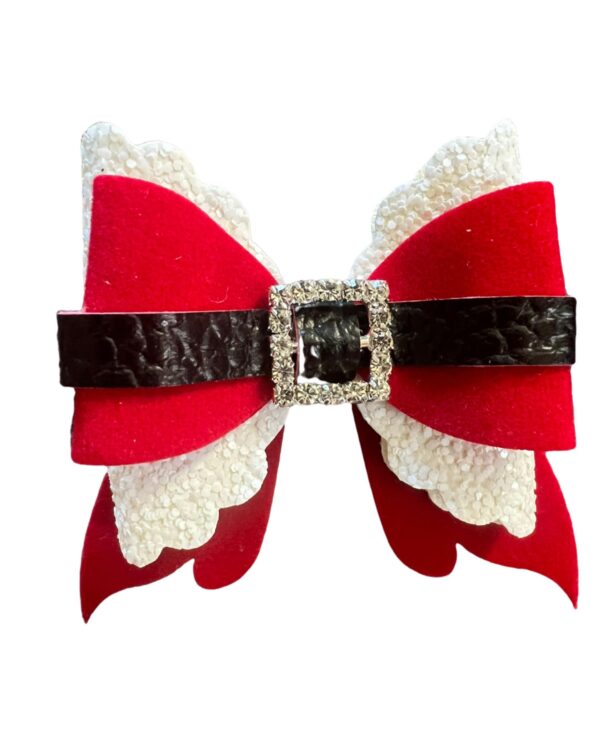 Mrs Claus - Cute Christmas Hair Bow